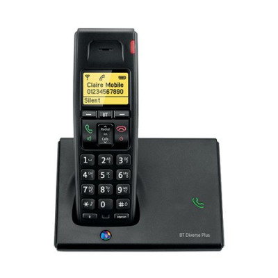 BT Diverse 7110 Plus Dect Telephone With 50M Indoor And 300M Outdoor Range Text Messaging