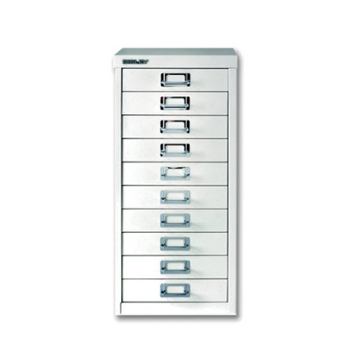 Bisley 10 Drawer A4 Cabinet Chalk White BY19660