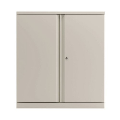 Bisley 2 Door 1000mm Cupboard Empty Chalk White KF78710