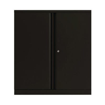 Bisley 2 Door 1000mm Cupboard Empty Black KF78711