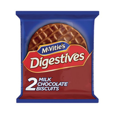 McVities Milk Chocolate Digestive Biscuit Twin Pack (Pack of 24) 32404