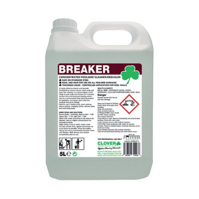 Clover Breaker Concentrated Poolside Cleaner 5 Litre 506