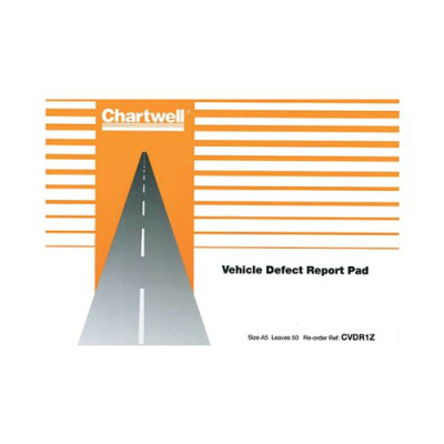 Chartwell Vehicle Defect Report Pad CVDR1
