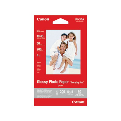Canon Glossy Photo Paper 4 x 6 Inch (Pack of 50) 0775B081