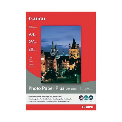 Canon A4 Photo Paper Plus Semi-Gloss 260gsm (Pack of 20) 1686B021