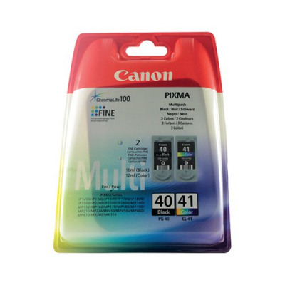 Canon PG-40/CL-41 Black /Colour Inkjet Cartridges (Pack of 2) 0615B043