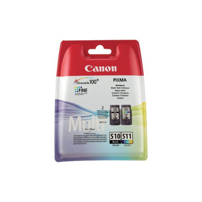 Canon PG-510/CL-511 Black /Colour Inkjet Cartridges (Pack of 2) 2970B010