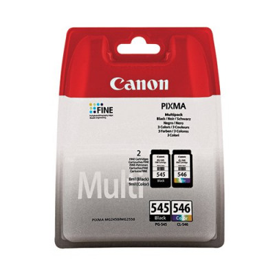 Canon PG-545/CL-546 Black /Colour Inkjet Cartridges (Pack of 2) 8287B005