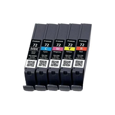 Canon PGI-72 Inkjet Cartridges (Pack of 5) 6403B007