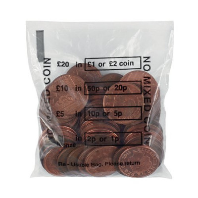 Cash Denominated Coin Bags (Pack of 5000) BEVORBS0001