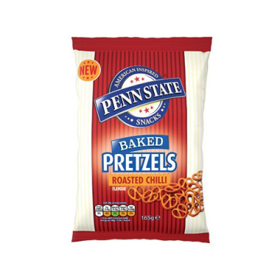 Penn State Roasted Chilli Baked Pretzels 165g (Pack of 14) 0401234