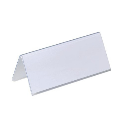 Durable Table Place Name Holder 61x150mm (Pack of 25) 8050