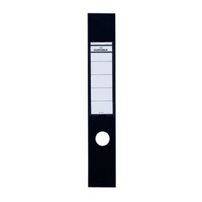 Durable Black Ordofix File Spine Label (Pack of 10) 8090/01