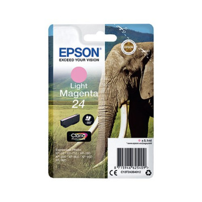 Epson 24 Light Magenta Inkjet Cartridge C13T24264012