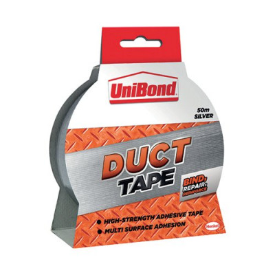Unibond Duct Tape Silver 50mmx50m 1405197