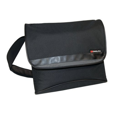 Monolith Nylon Laptop Messenger Bag Black 2386