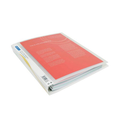 Rapesco Presentation 4 A4 Ring Binder 25mm Clear (Pack of 10) 0717