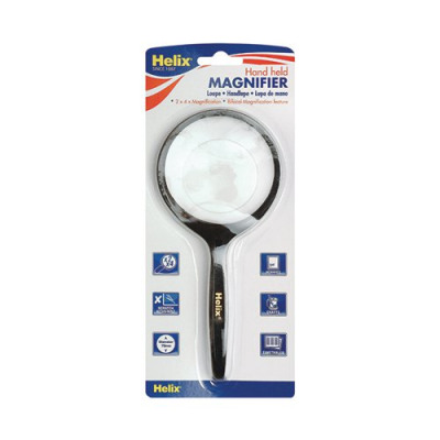 Helix Hand Held Magnifying Glass 75mm MN1020