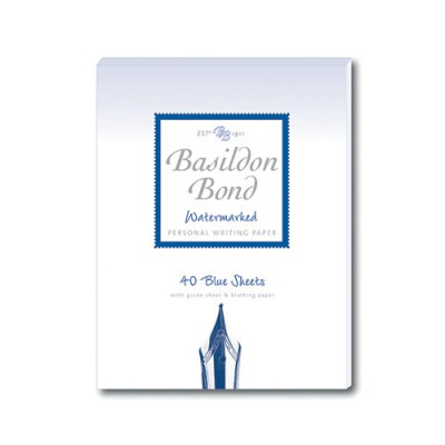 Basildon Bond Blue Writing Pad 137 X 178mm (Pack of 10) 100100123