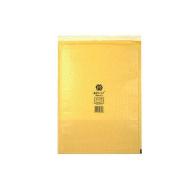 Jiffy AirKraft Mailer Size 7 340x445mm Gold GO-7 (Pack of 5) MMUL04606