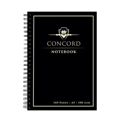 Concord Jotta Notebook 140 Page A5 Black (Pack of 3) 8959-CON