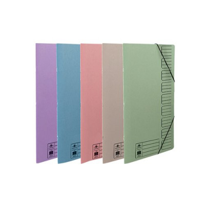 Concord Elasticated 9-Part File Foolscap Assorted (Pack of 10) 19099