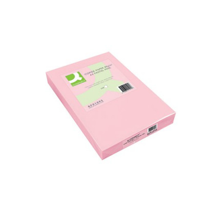 Q-Connect Pink Coloured A4 Copier Paper 80gsm Ream (Pack of 500)