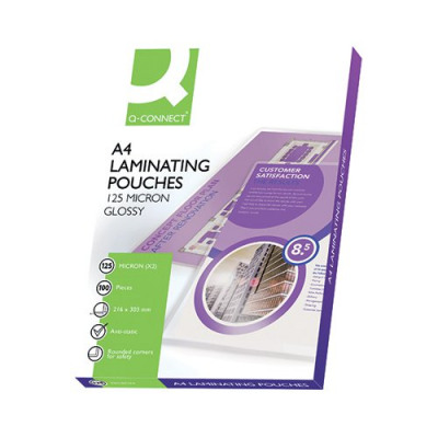Q-Connect A4 Laminating Pouch 250 Micron (Pack of 100) KF04116