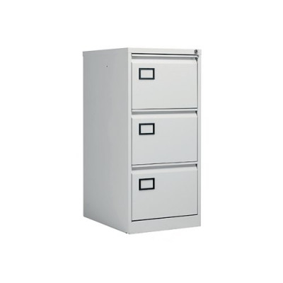 Jemini 3 Drawer Filing Cabinet Light Grey KF20043