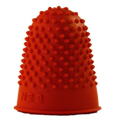 Q-Connect Orange Thimblette Size 3 Pack of 12 KF21511