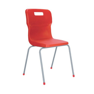 Titan 4 Leg Chair 350mm Red KF72179