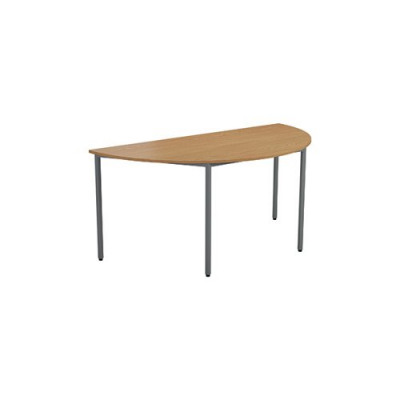 Jemini Semi Circular Table 1600 x 800mm Nova Oak OMPT1680SEMINO