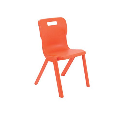 Titan One Piece Chair 460mm Orange KF78530