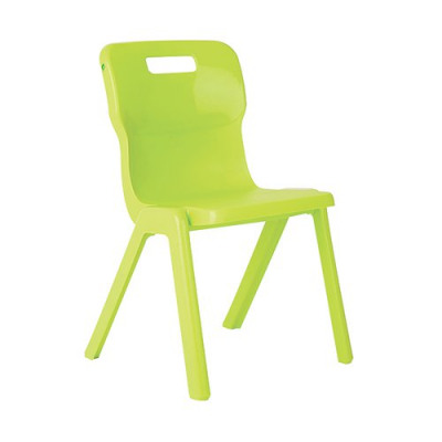 Titan 1 Piece Chair 310mm Lime Pack of 10 KF78550