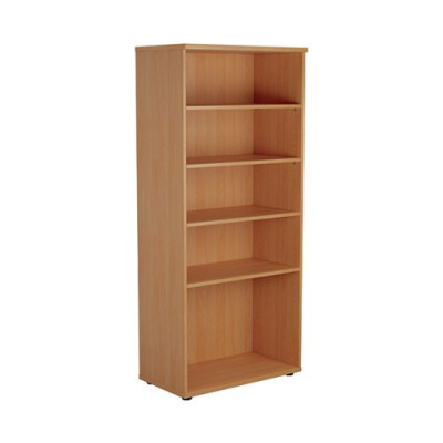 First 1800 Wooden Bookcase 450mm Depth Beech KF803713