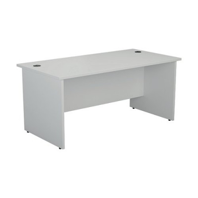Jemini Rectangular Panel End Desk 1400x800mm White KF804437