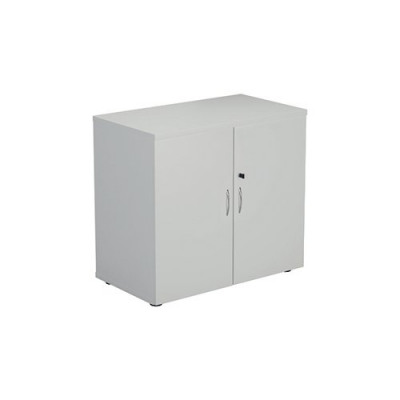 FF First Wooden Storage Cupboard 730mm White WDS745CPWH