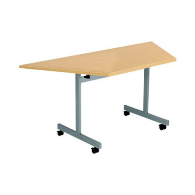 Jemini Trap Tilt Table 1600 x 800mm Nova Oak/Silver OETT1680TRAPSVNO