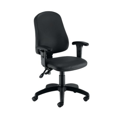 First Calypso Operator Chair Adjustable Arms Polyurethane KF822882