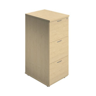 Jemini 3 Drawer Filing Cabinet Maple TES3FCMA