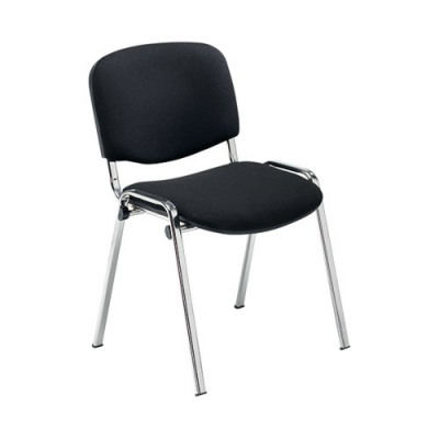Jemini Multipurpose Stacker Chair Chrome/Black CH0503BK