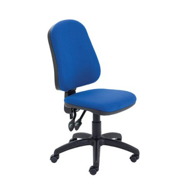 First High Back Operators Chair Blue KF98506