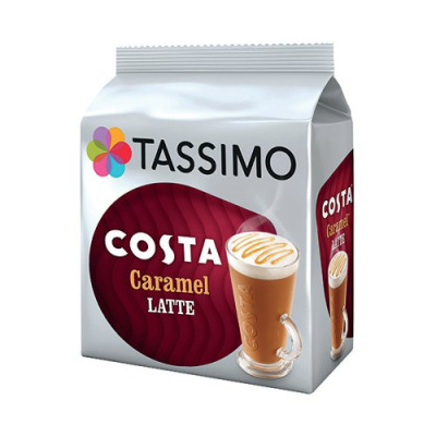 Tassimo Costa Caramel Latte Coffee Pods (Pack of 45) 4031637