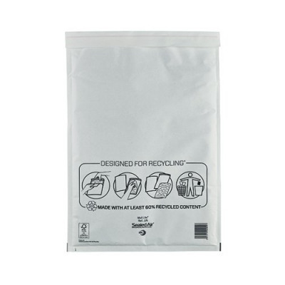 Mail Lite Bubble Postal Bag White J6-300x440 Pack of 50 101098087