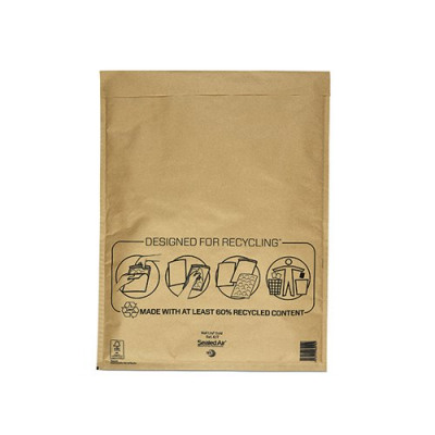 Mail Lite Bubble Postal Bag Gold K7-350x470 Pack of 50 101098099
