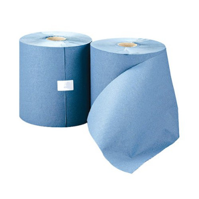 Leonardo 1-Ply Hand Towel Roll Blue (Pack of 6) RTB200DS