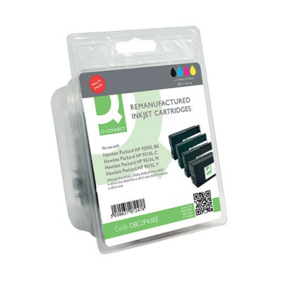 Q-Connect HP 950XL 951XL Ink Cartridge (Pack KCMY (Pack of 4) C2P43AE-COMP