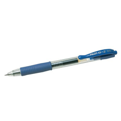 Pilot G205 Gel Ink Retractable Rollerball Pen Fine Blue (Pack of 12) 040101203