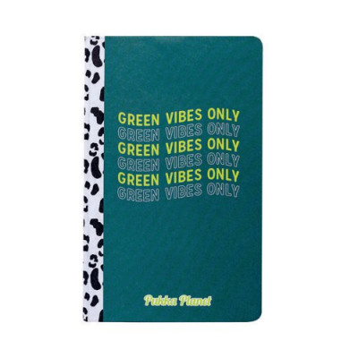 Pukka Planet Notepad No Planet B Soft Cover Green 9704-SPP