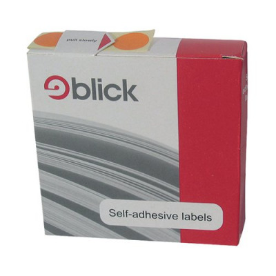 Blick White Labels in Dispensers Round 19mm (Pack of 1400) RS005551
